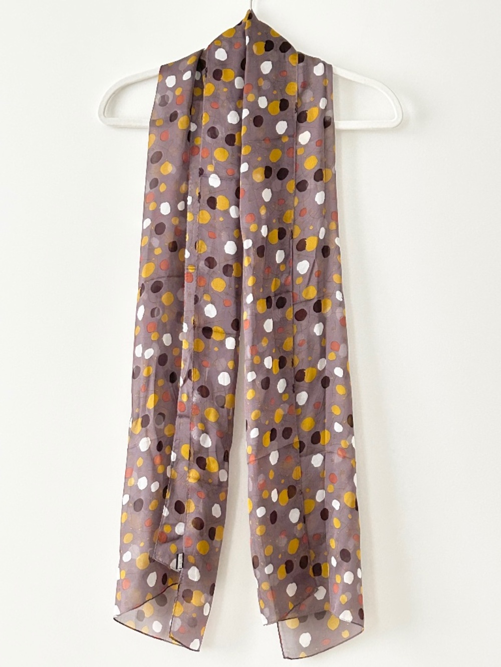 Fanfii 100% Silk Dotted Scarf
